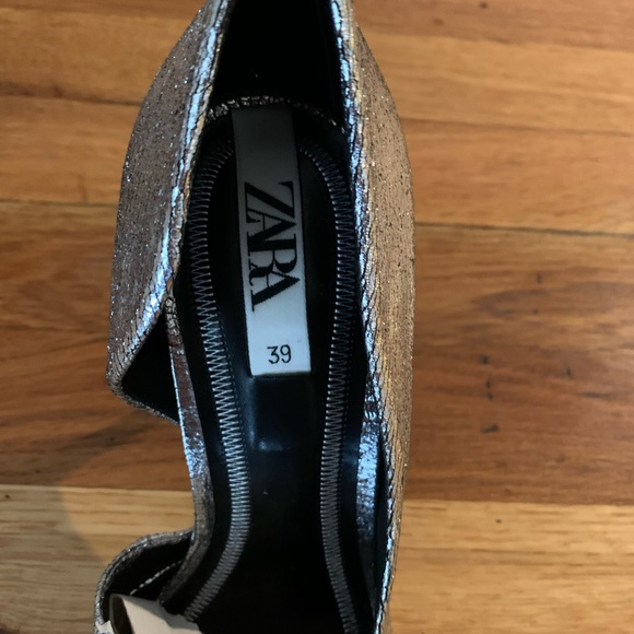 Zara siver heels size 39 ( US 8.5) - Picture 8 of 8